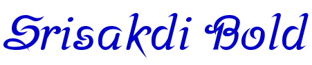 Srisakdi Bold font